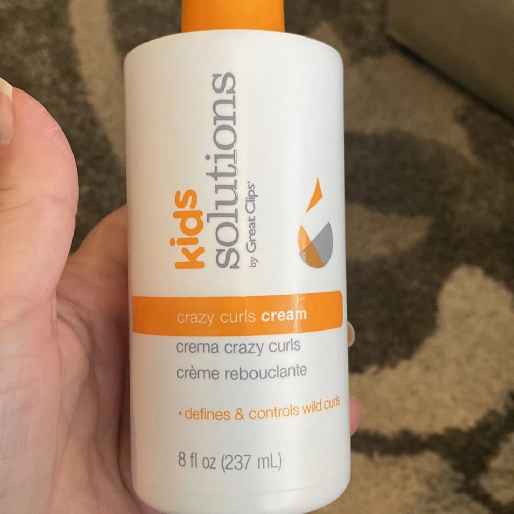 NEW Kids Solutions. Crazy Curls Cream. 8 oz.